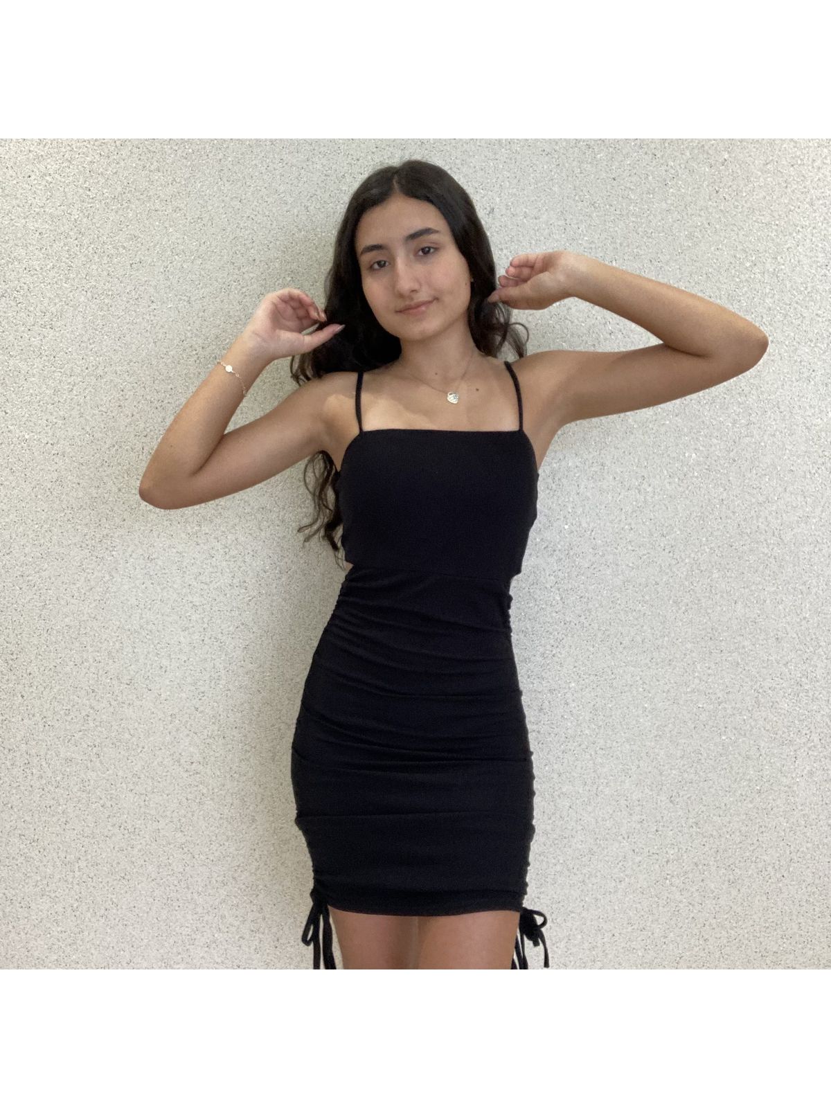 VESTIDO FAIXA FRANZIDO