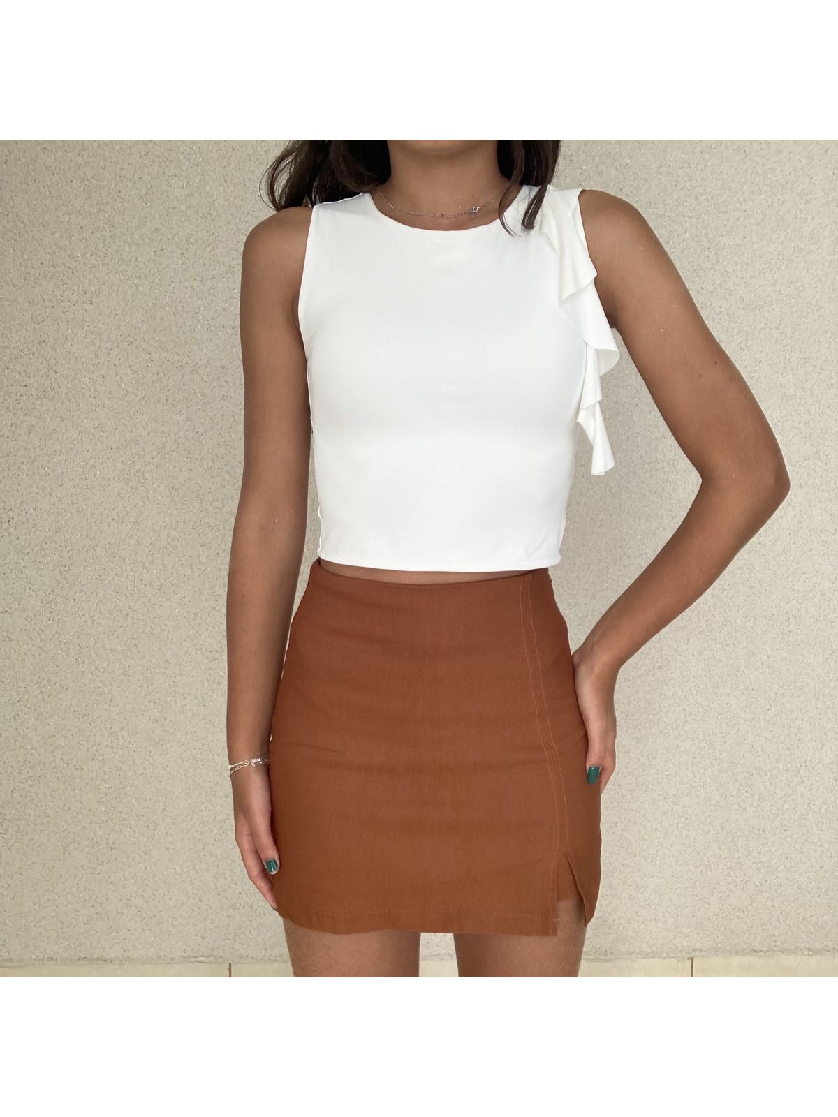 BLUSA BABADO CARACOL - TokTeen