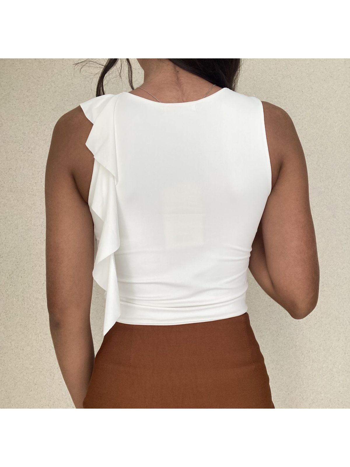 BLUSA BABADO CARACOL