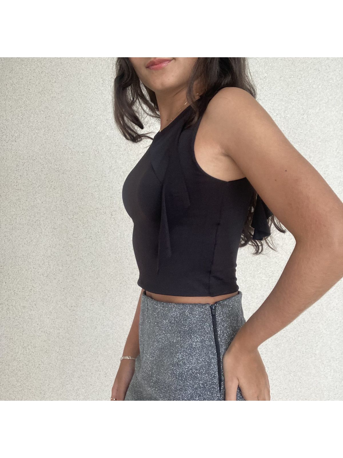 BLUSA BABADO CARACOL