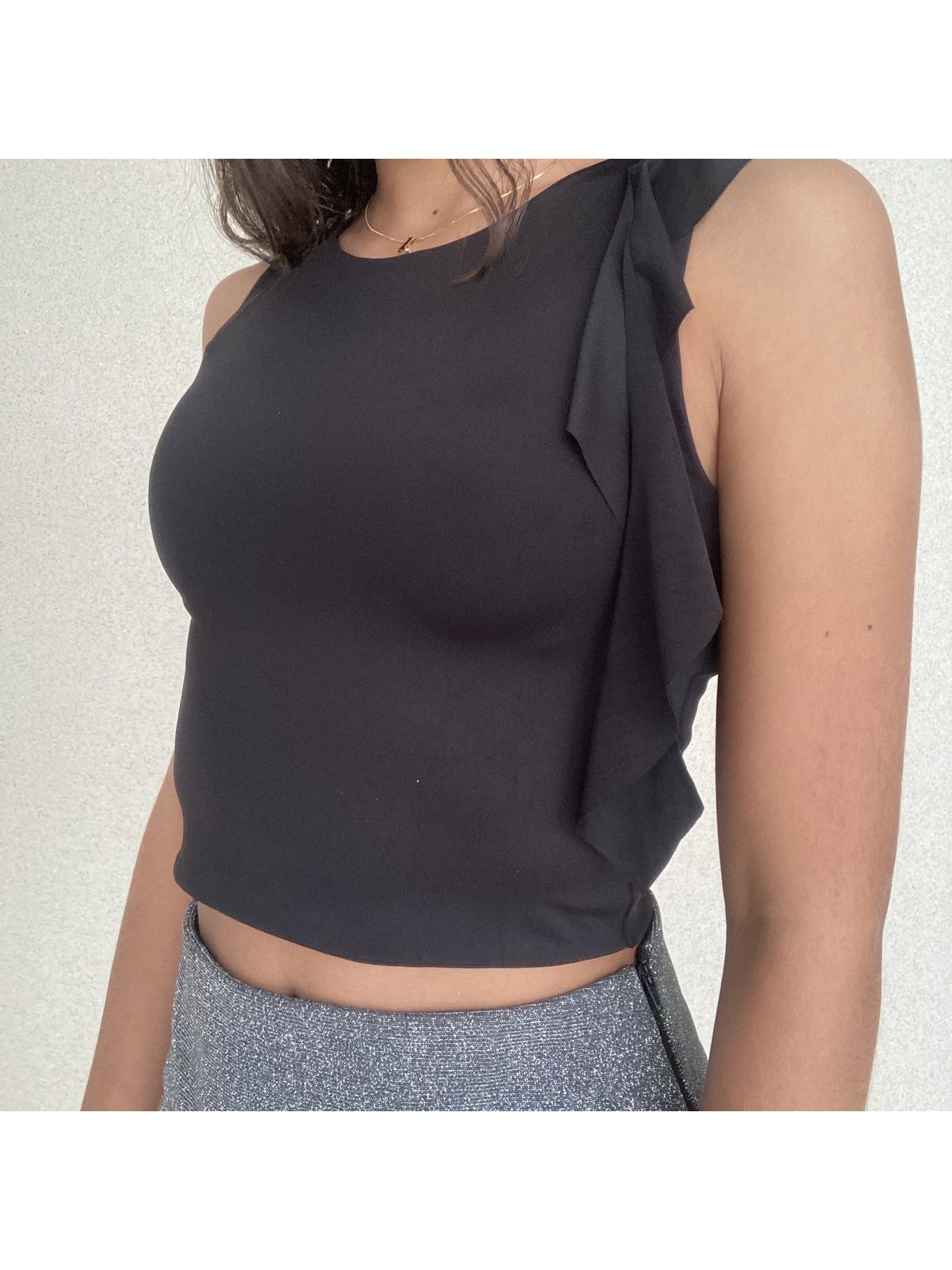 BLUSA BABADO CARACOL