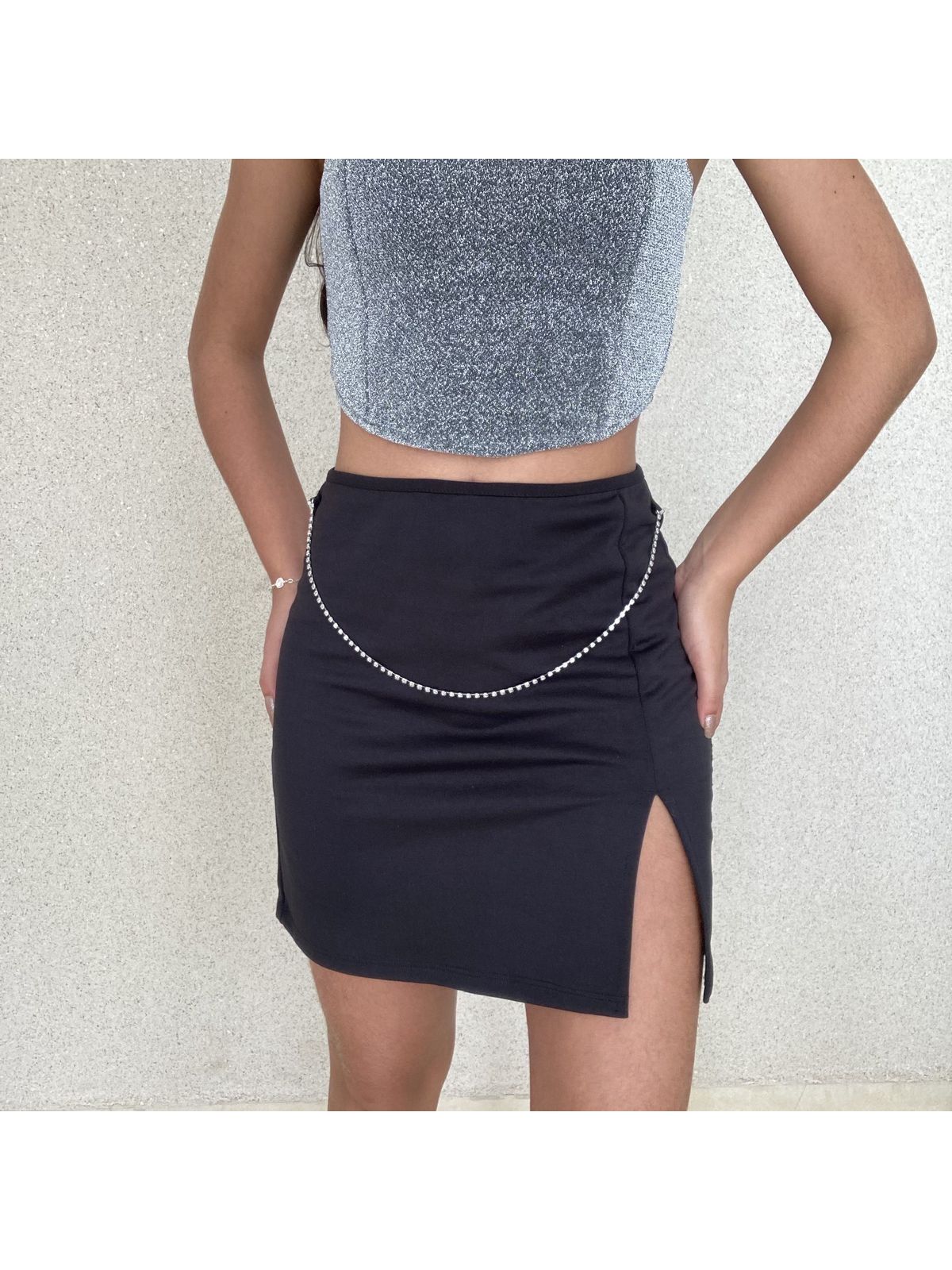 Saia Com Fenda Lateral 