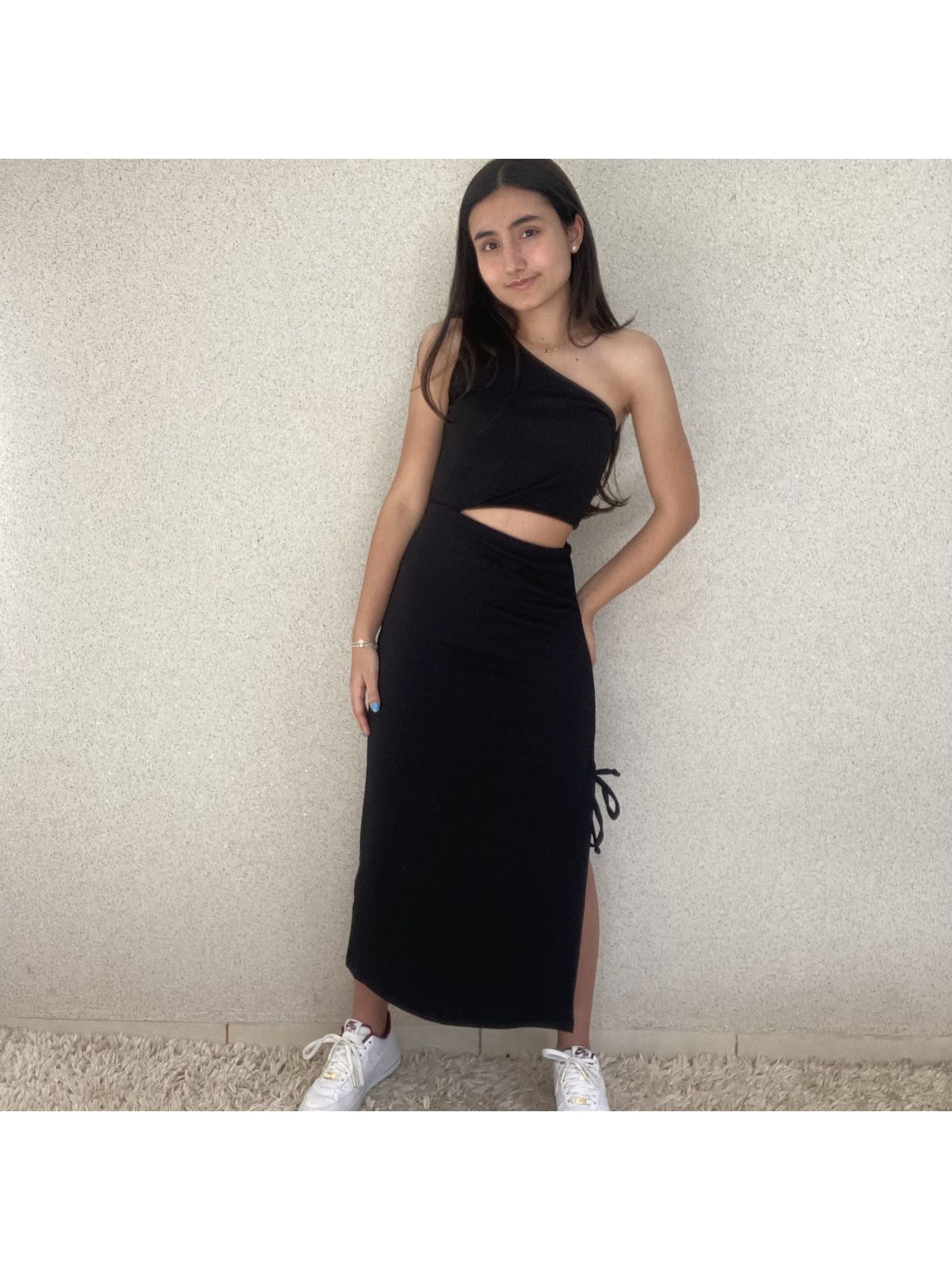 Vestido Midi Canelado