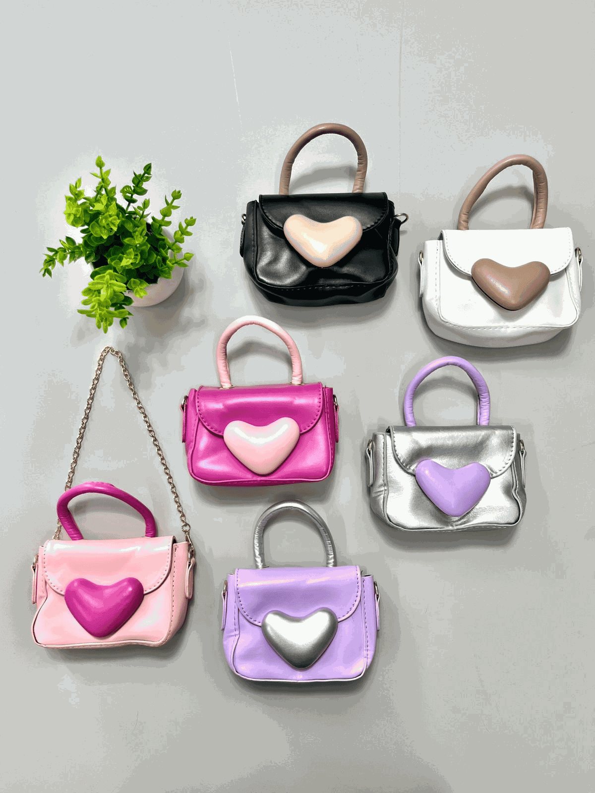 Bolsa Fecho Coração - Isa Cintra Moda Infantil