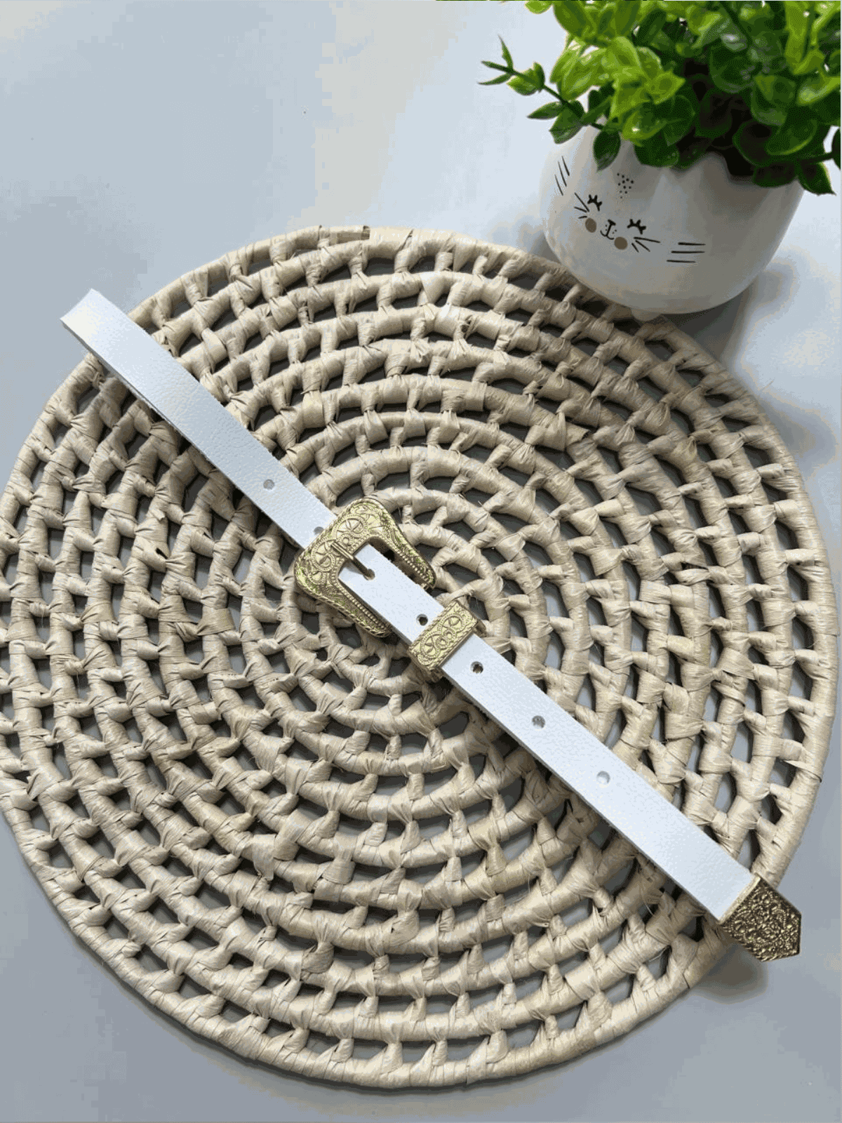 Cinto Country Boiadeira Branco - Isa Cintra Moda Infantil