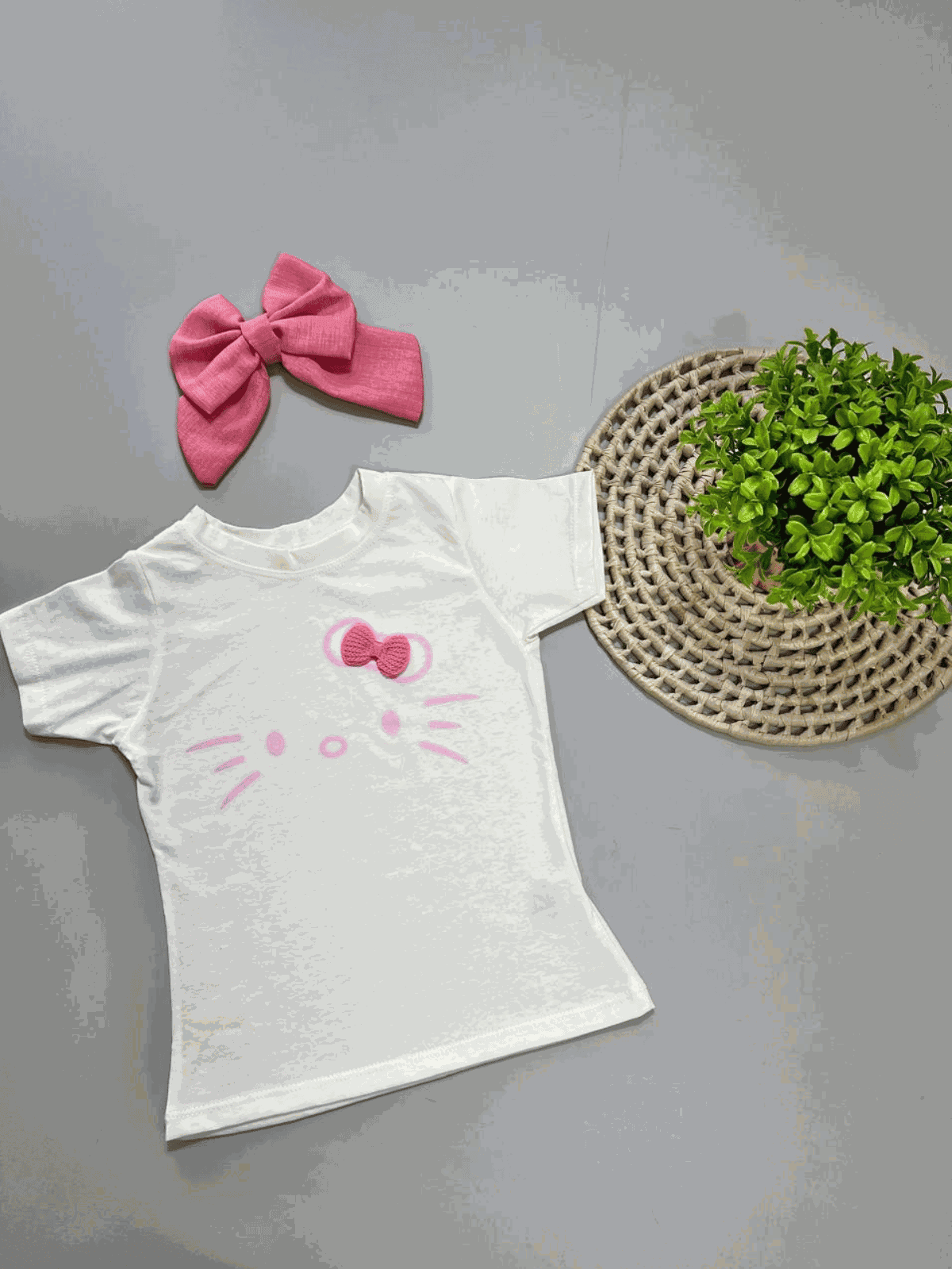 T-shirt Hello Kitty Rosa - Isa Cintra Moda Infantil
