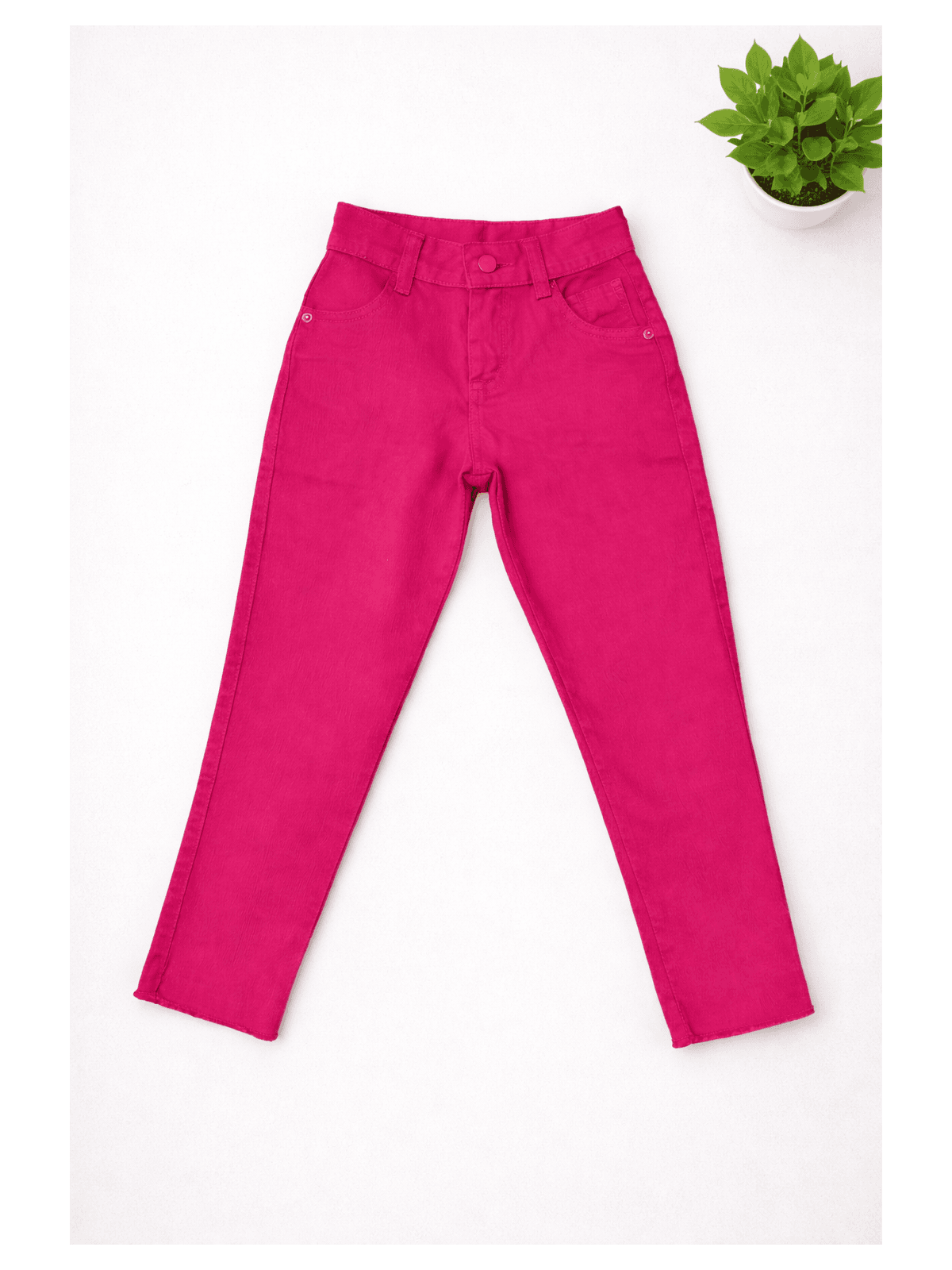 Calça Jeans Pink Feminina - Isa Cintra Moda Infantil