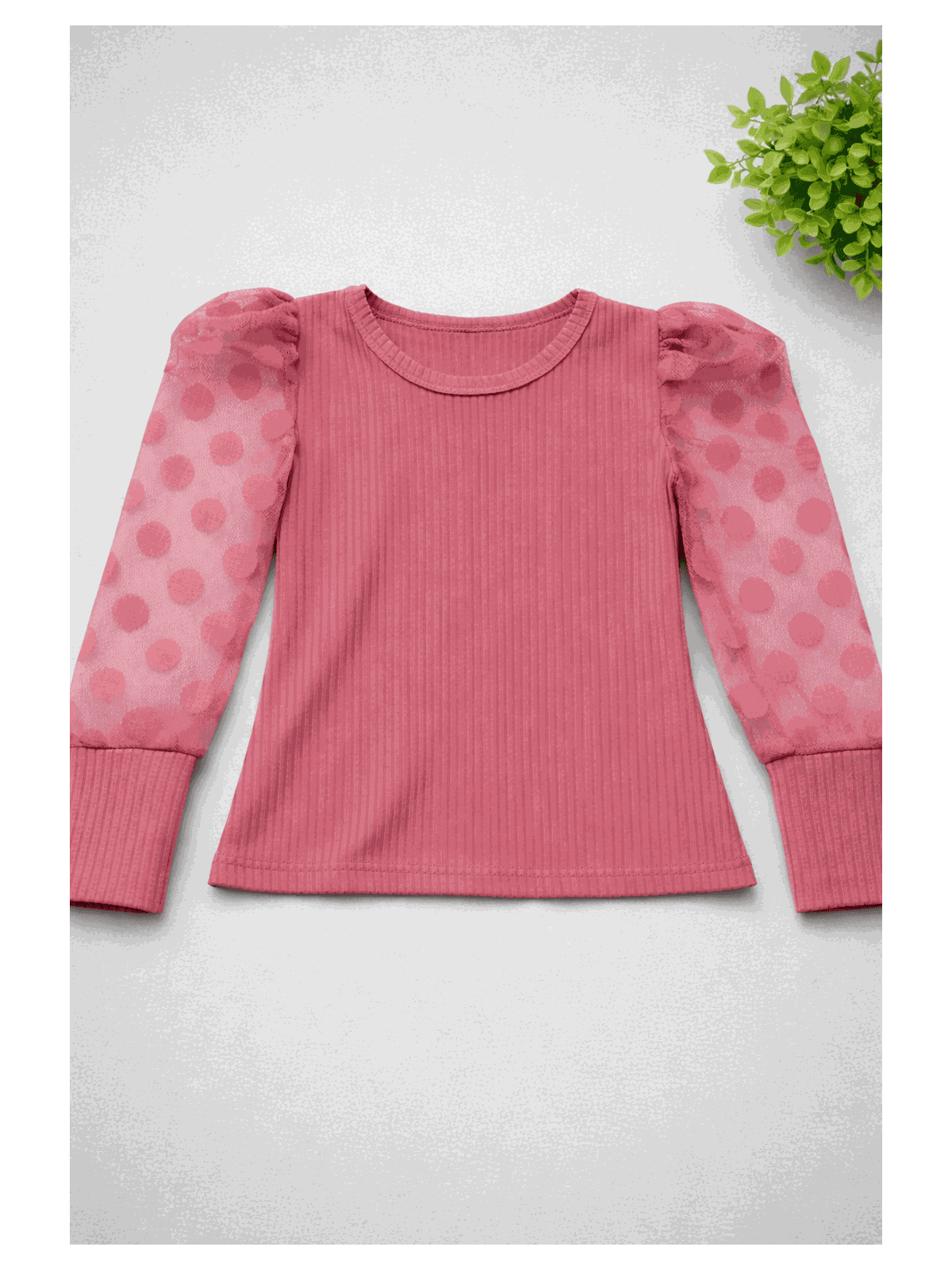 Blusa Manga Tule Rosé - Isa Cintra Moda Infantil