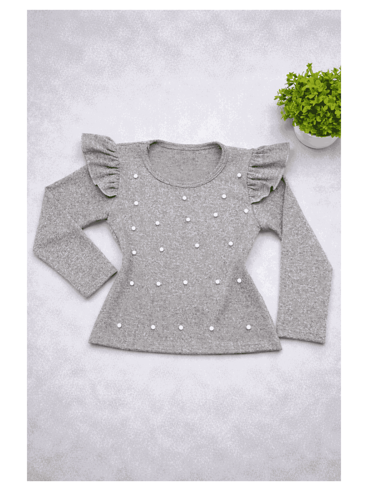 Blusa Lanzinha Cinza - Isa Cintra Moda Infantil