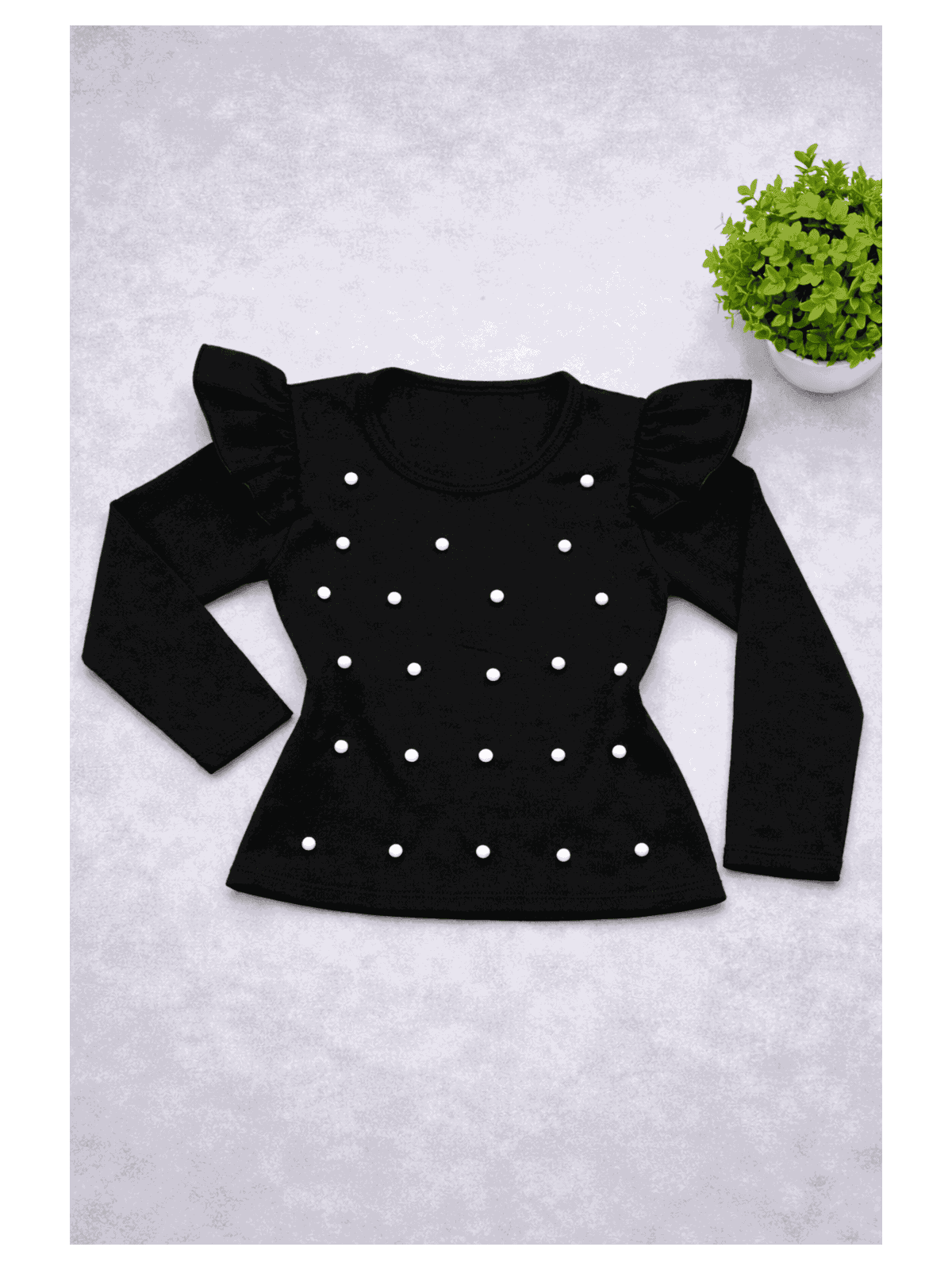 Blusa Lanzinha Preta - Isa Cintra Moda Infantil