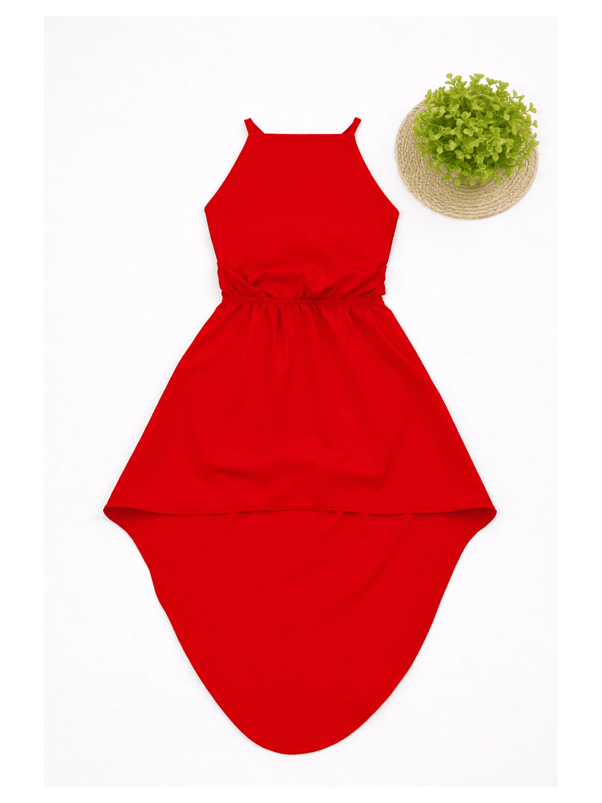 Vestido Mullet Vermelho - Isa Cintra Moda Infantil