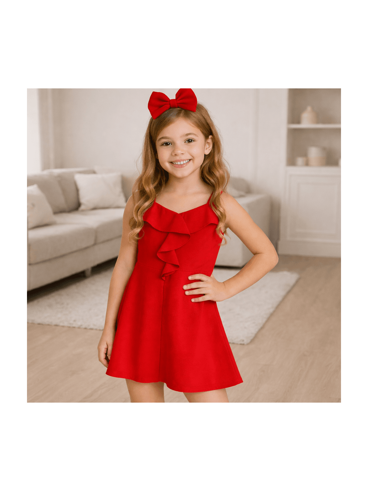 Macaquinho Candy Color Vermelho - Isa Cintra Moda Infantil