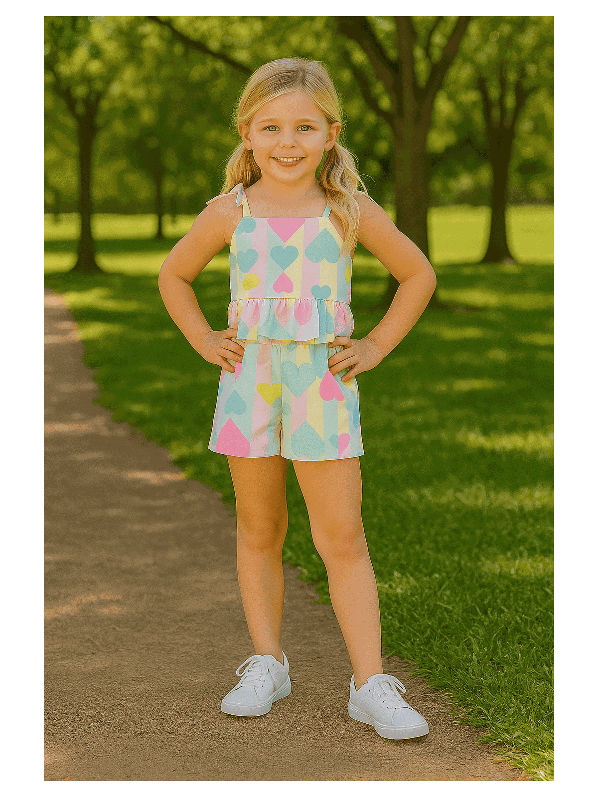 Conjunto Infantil Love Colors - Isa Cintra Moda Infantil