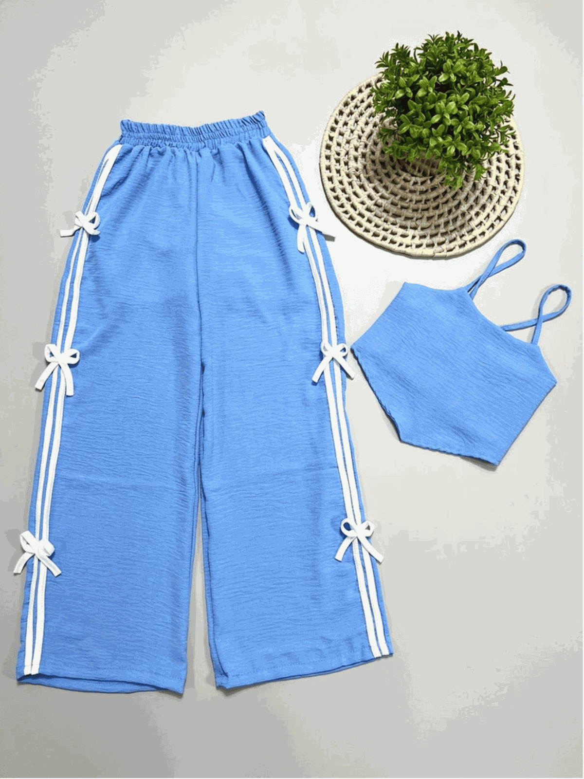 Conjunto Juvenil Laço Azul - Isa Cintra Moda Infantil