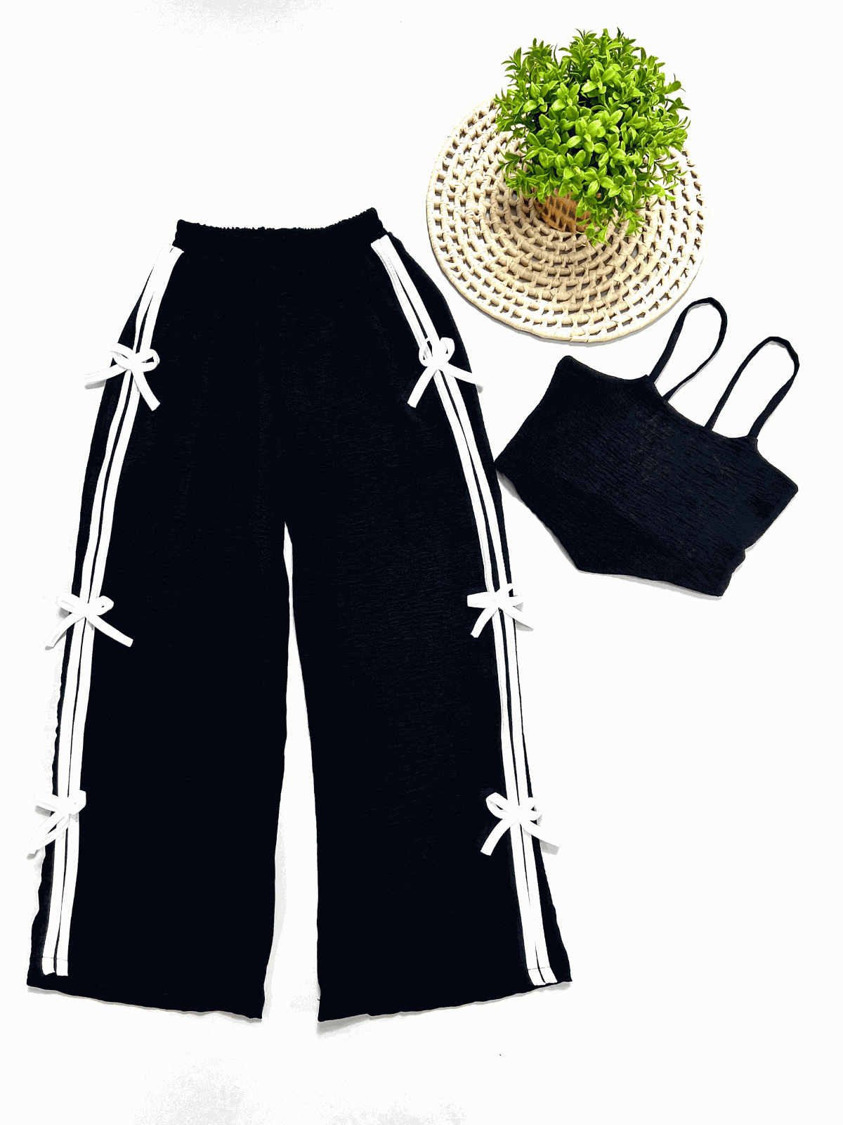Conjunto Juvenil Laço Preto - Isa Cintra Moda Infantil