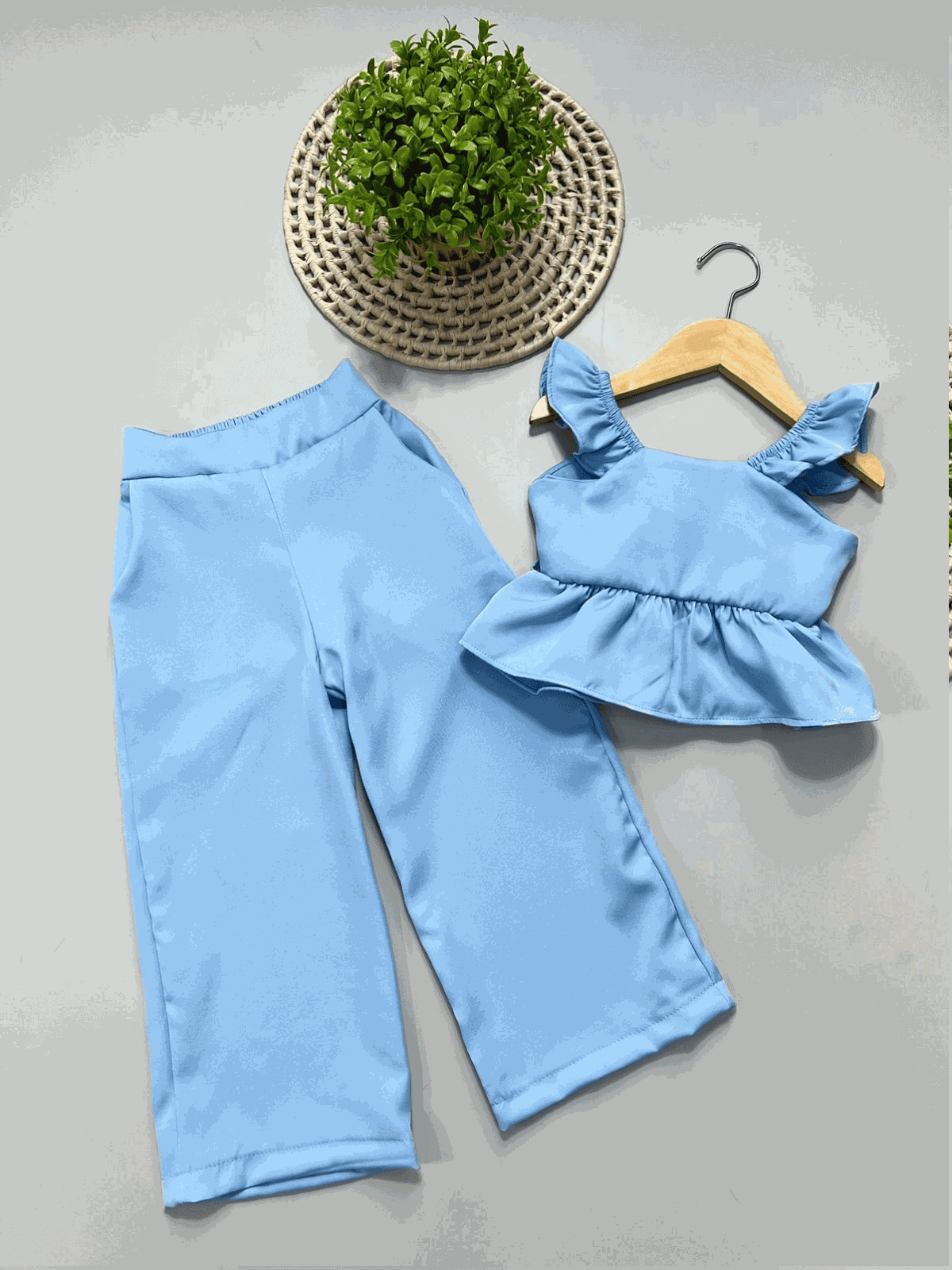 Conjunto Peplum Azul - Isa Cintra Moda Infantil