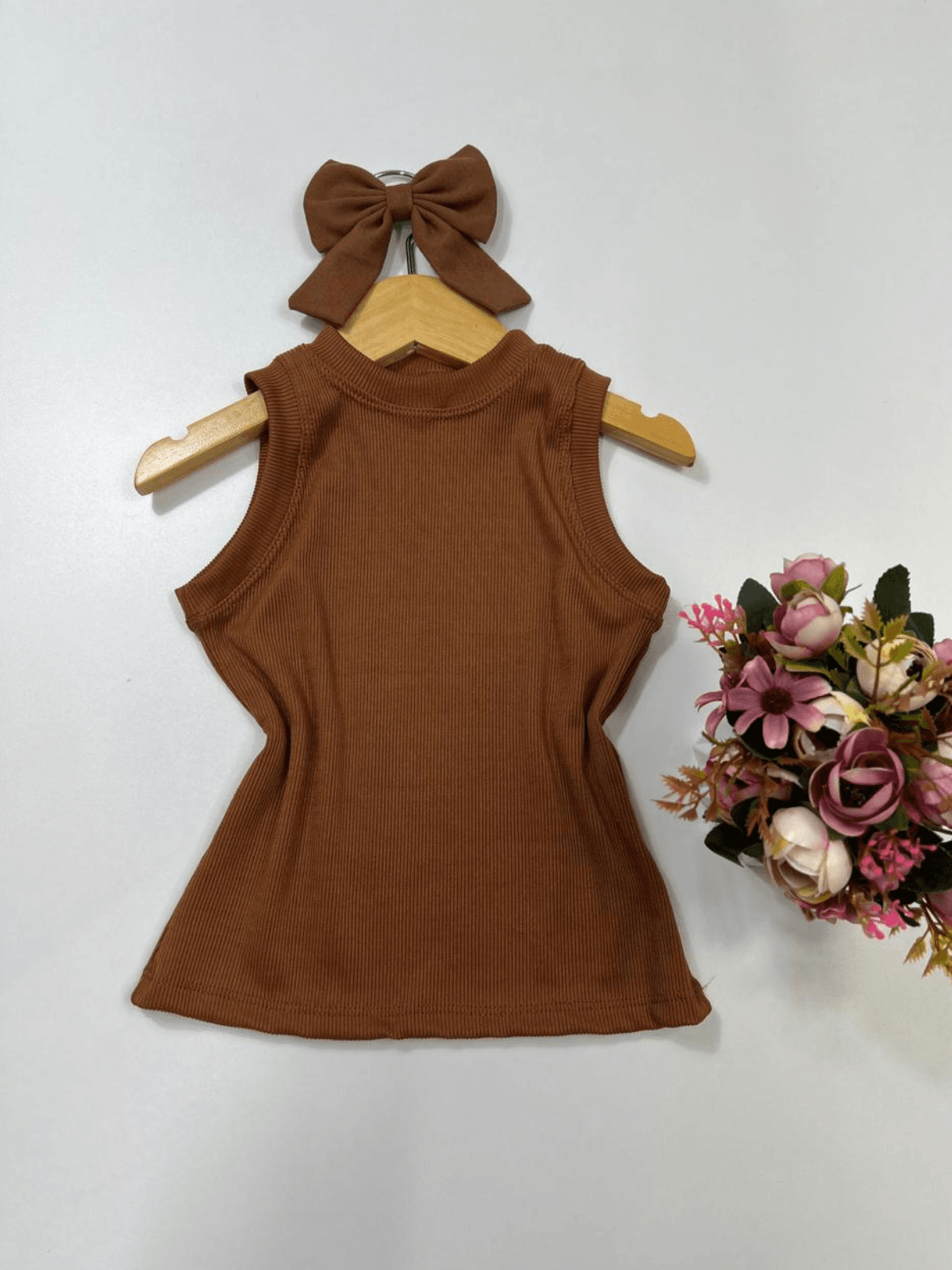 Regata Ribana Marrom - Isa Cintra Moda Infantil