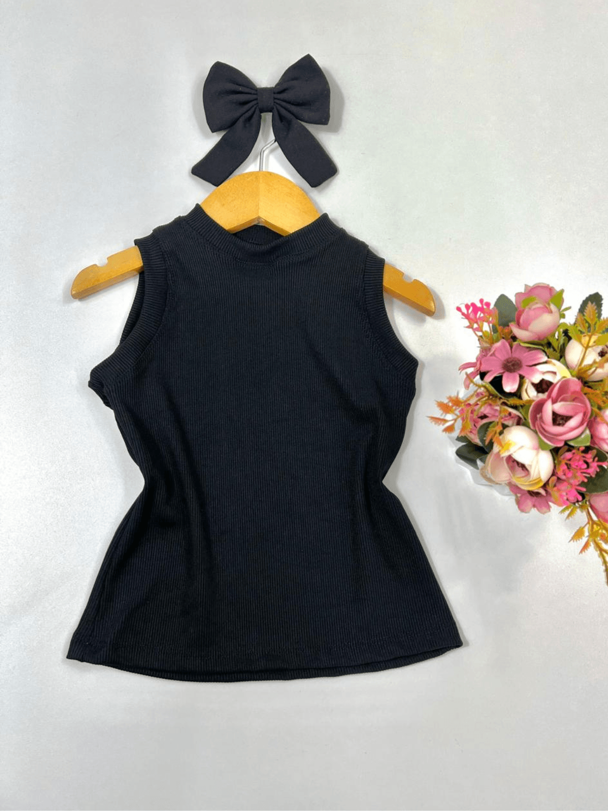 Regata Ribana Preta - Isa Cintra Moda Infantil