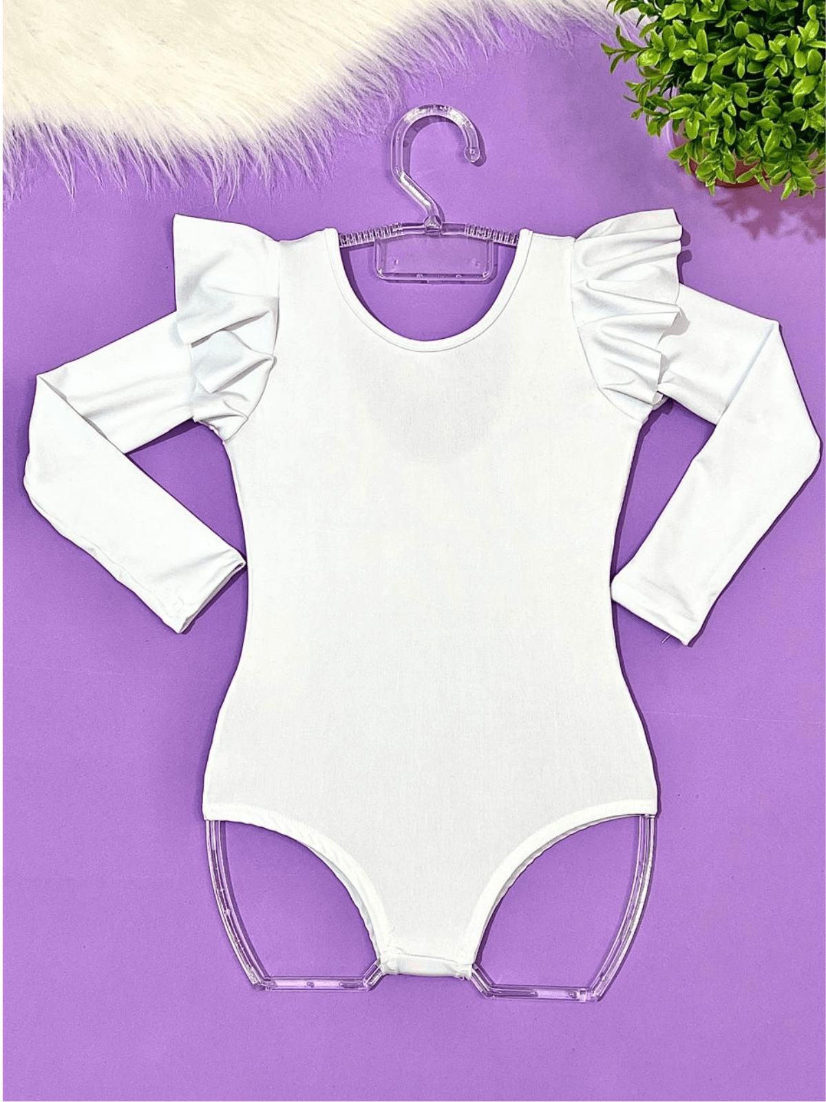 Body Manga Longa Branca - Isa Cintra Moda Infantil