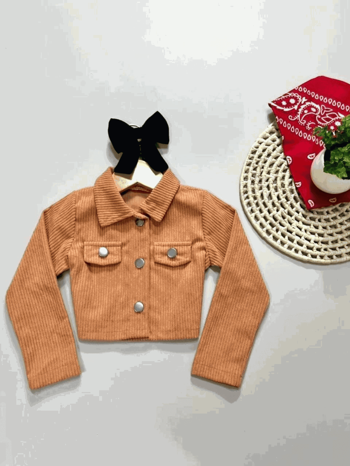 Jaqueta Cotele Marrom - Isa Cintra Moda Infantil