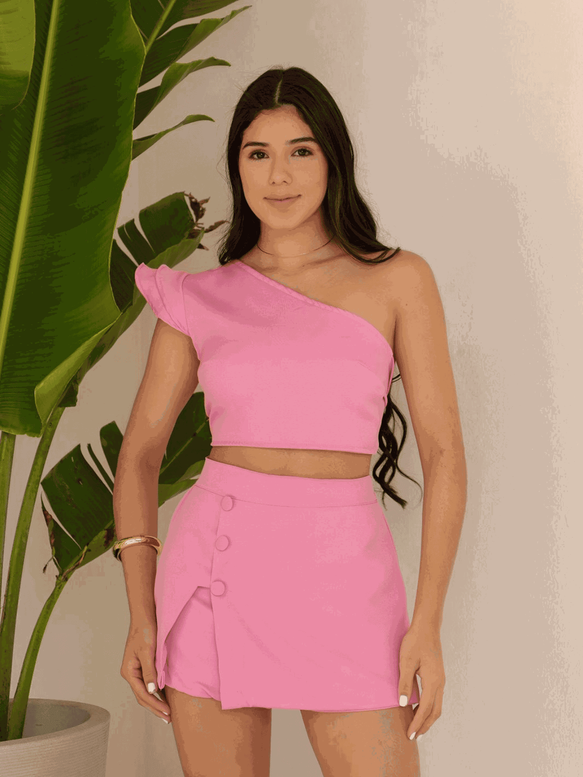 Conjunto Juvenil Short Saia com Botões + Cropped N... - Isa Cintra Moda Infantil