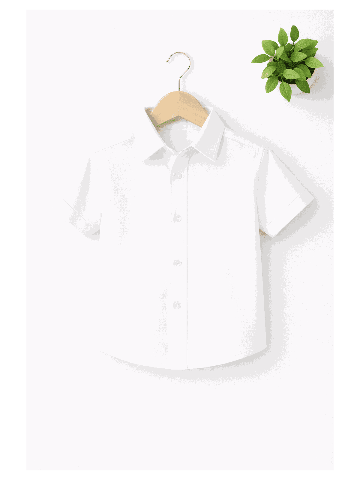 Camisa Masculino Botões Branco - Isa Cintra Moda Infantil