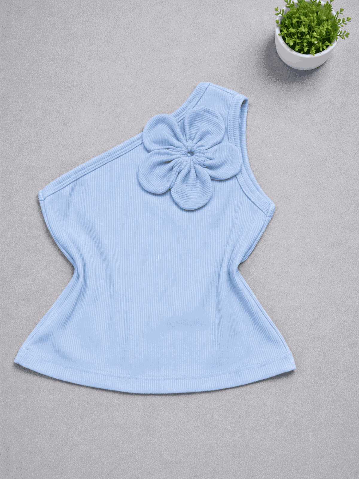 Blusa de Flor Azul - Isa Cintra Moda Infantil