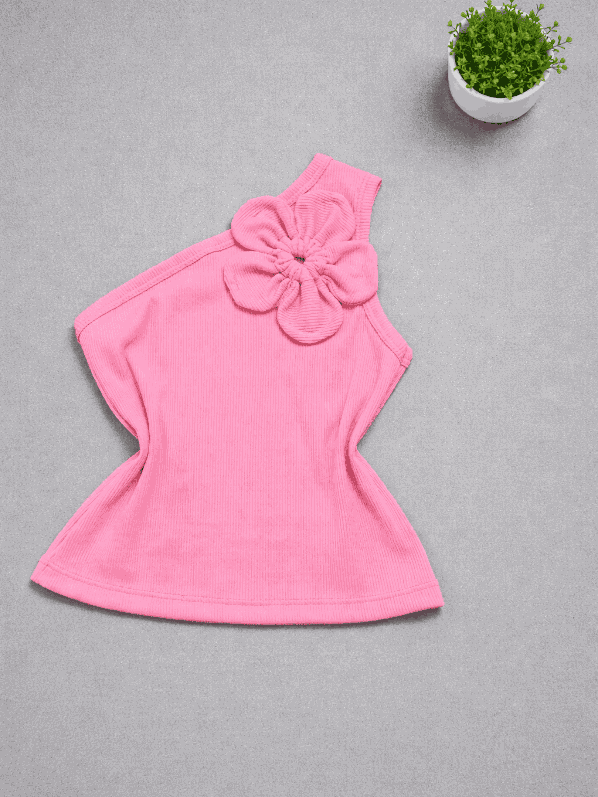 Blusa de Flor Rosa - Isa Cintra Moda Infantil