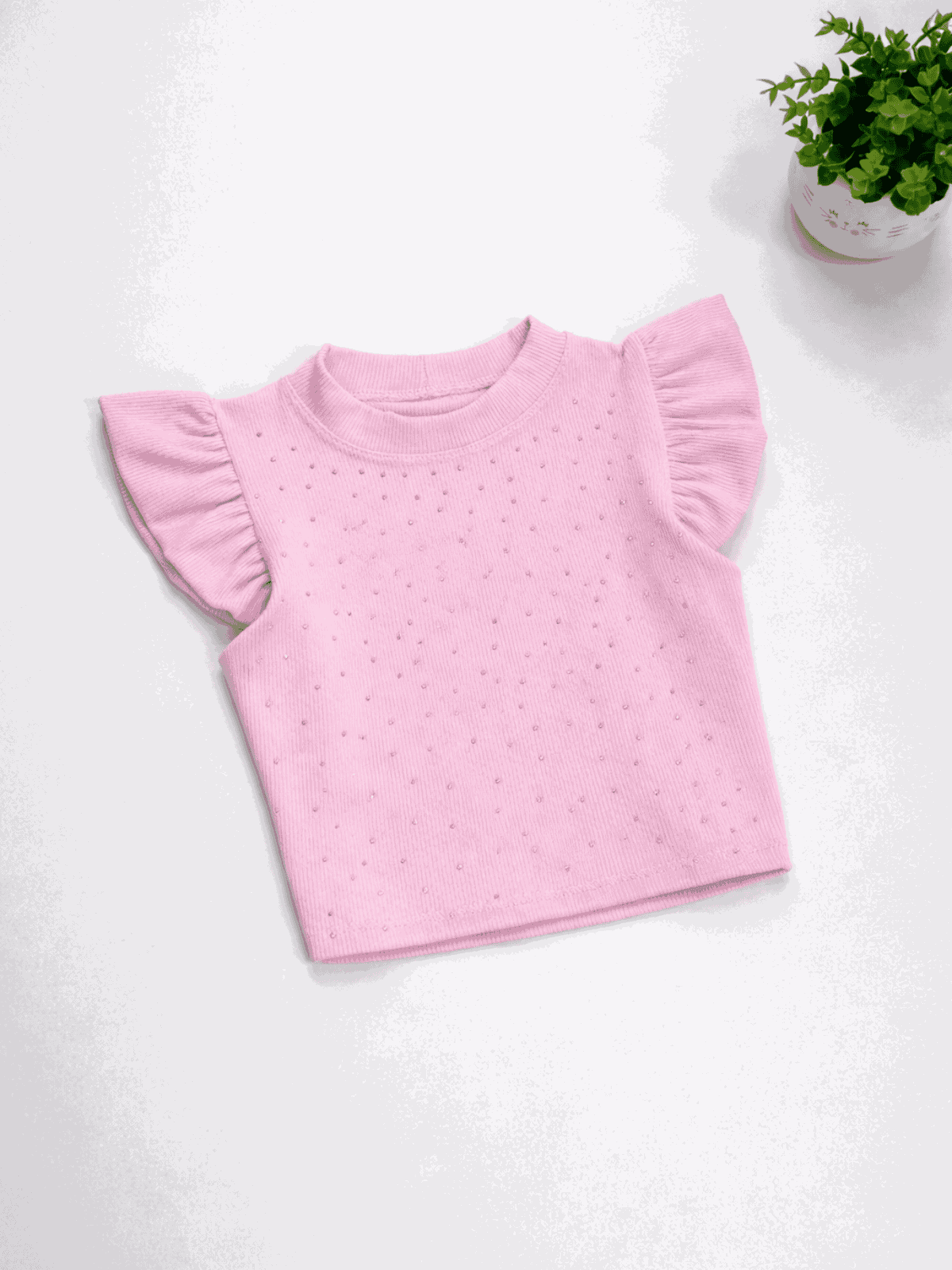 Blusa de Brilho Rosa - Isa Cintra Moda Infantil