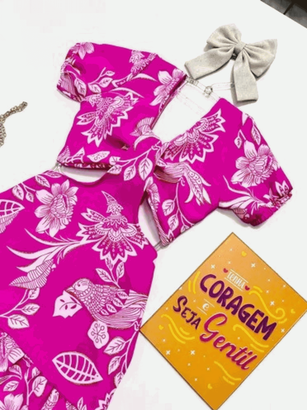 Vestido Juvenil Rosa - Isa Cintra Moda Infantil