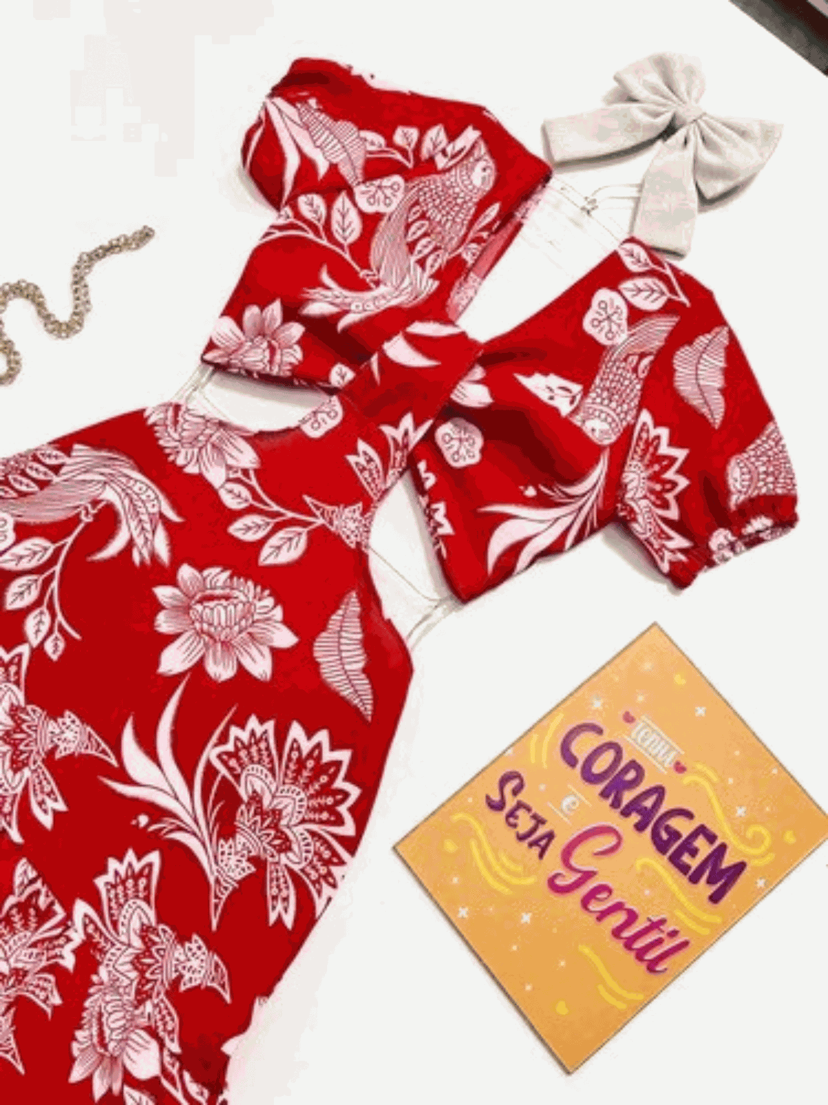 Vestido Juvenil Vermelho - Isa Cintra Moda Infantil