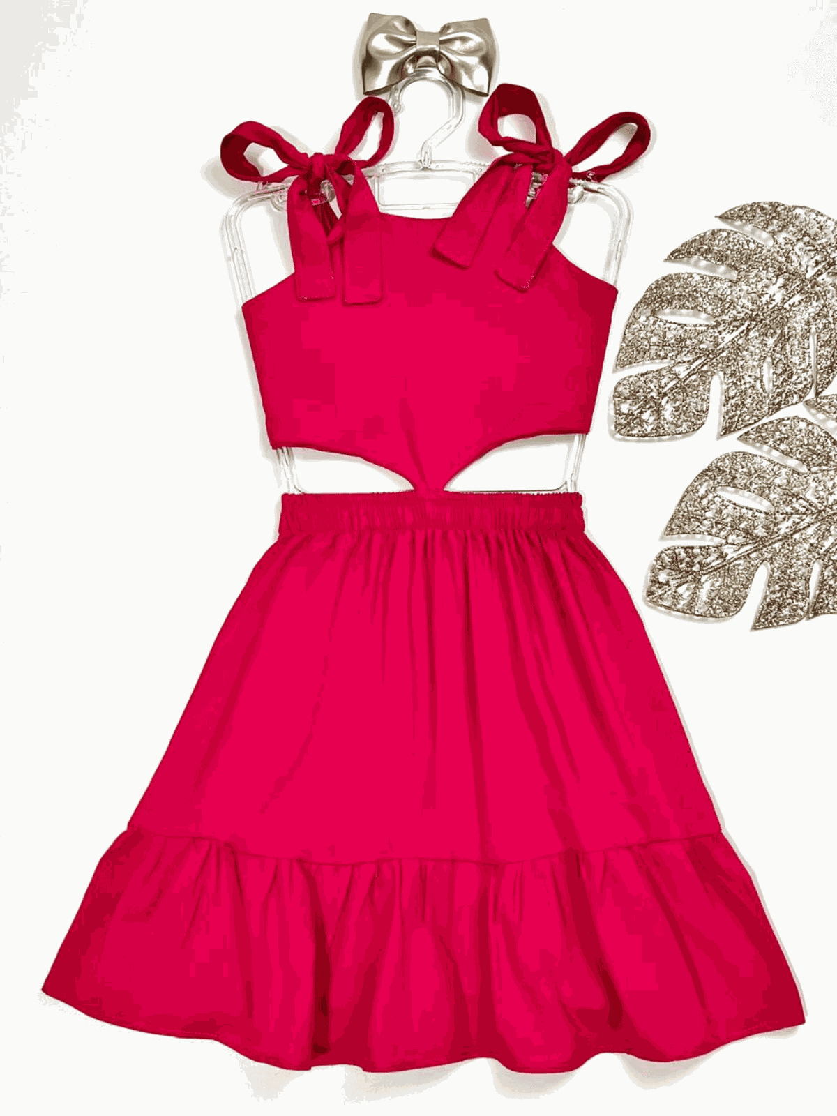  Vestido Recorte Pink - Isa Cintra Moda Infantil