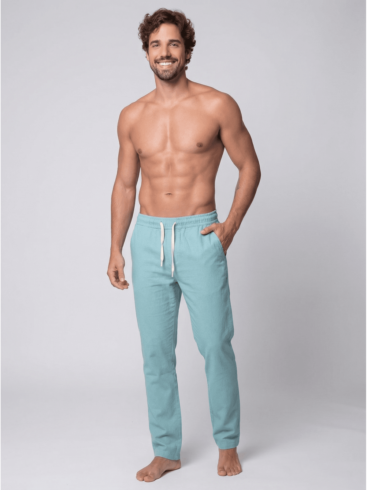 CALÇA ZARA - VERDE ÁGUA - SP GRIFES - Camisetas Importadas no Atacado