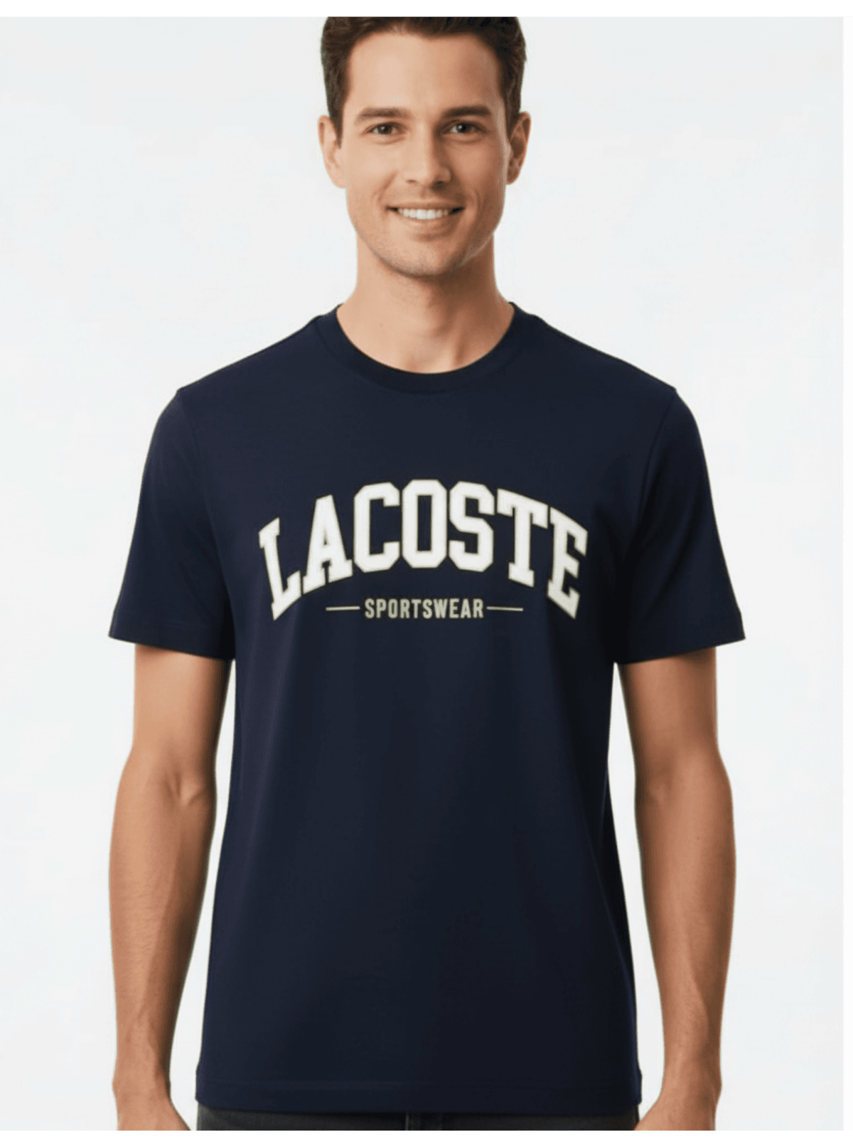 Camiseta Lacoste Original - Marinho - SP GRIFES - Camisetas Importadas no Atacado