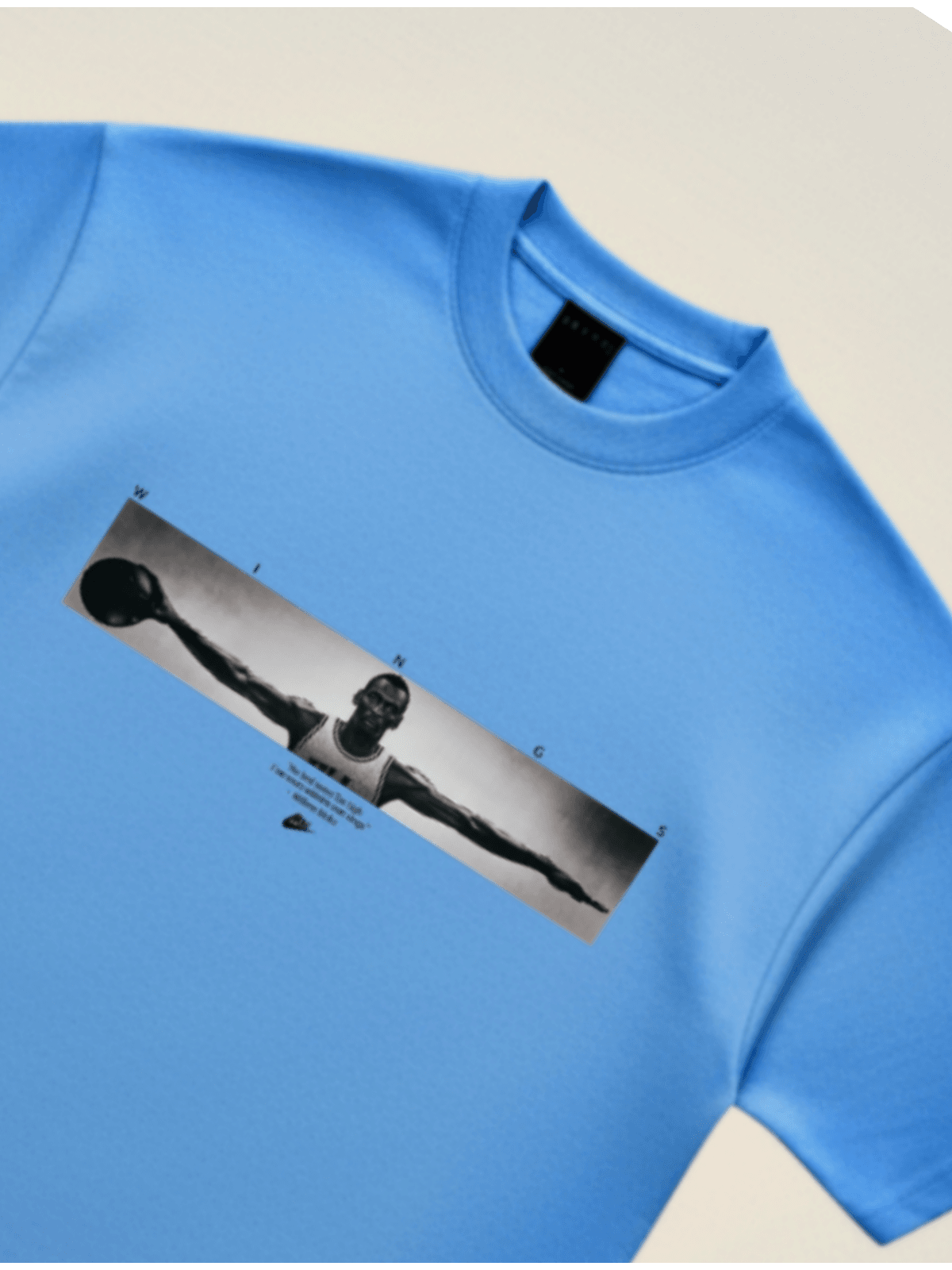 Camiseta Oversize Jordan - Azul Celeste - Malhão - SP GRIFES - Camisetas Importadas no Atacado