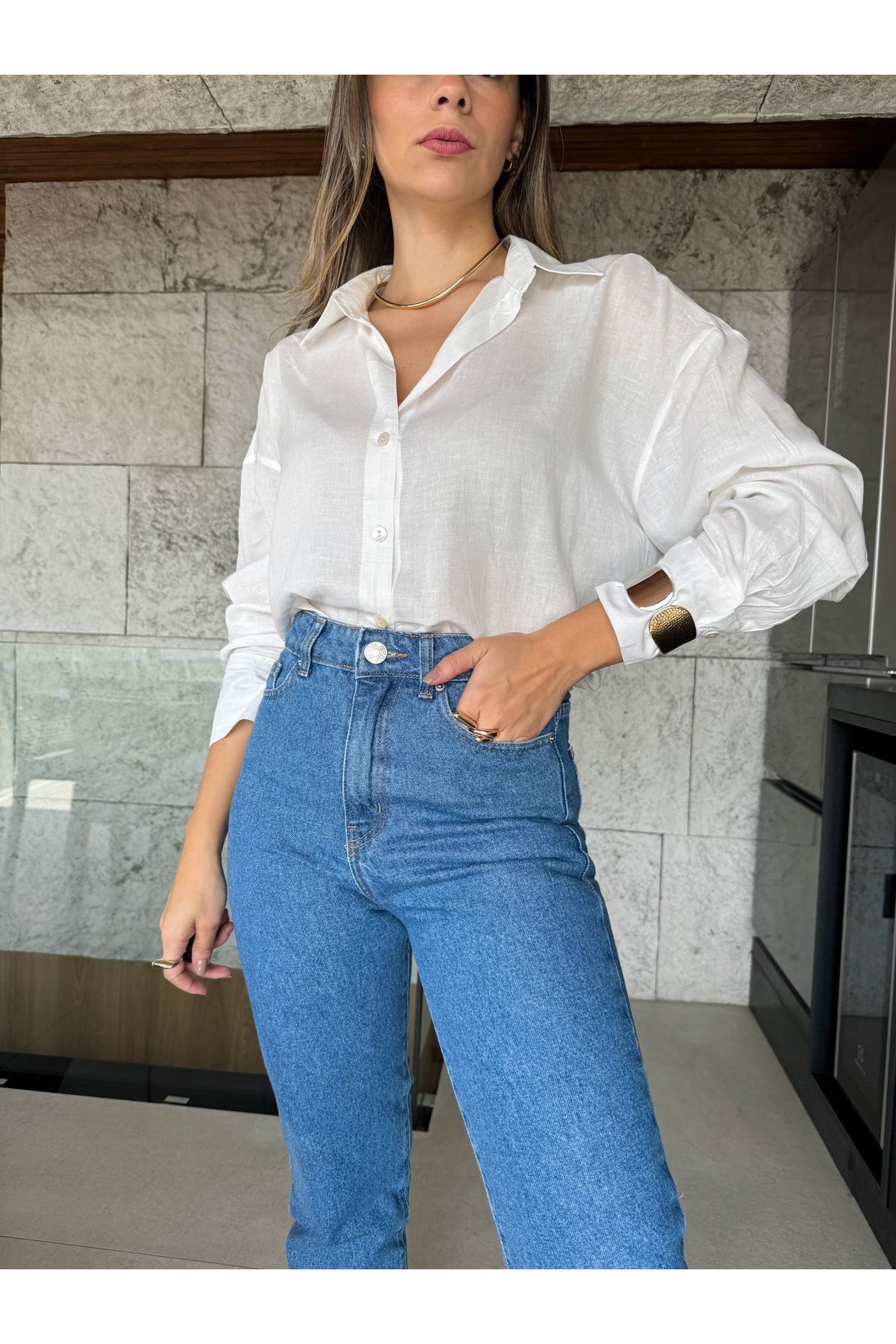 Camisa Tayla Off white