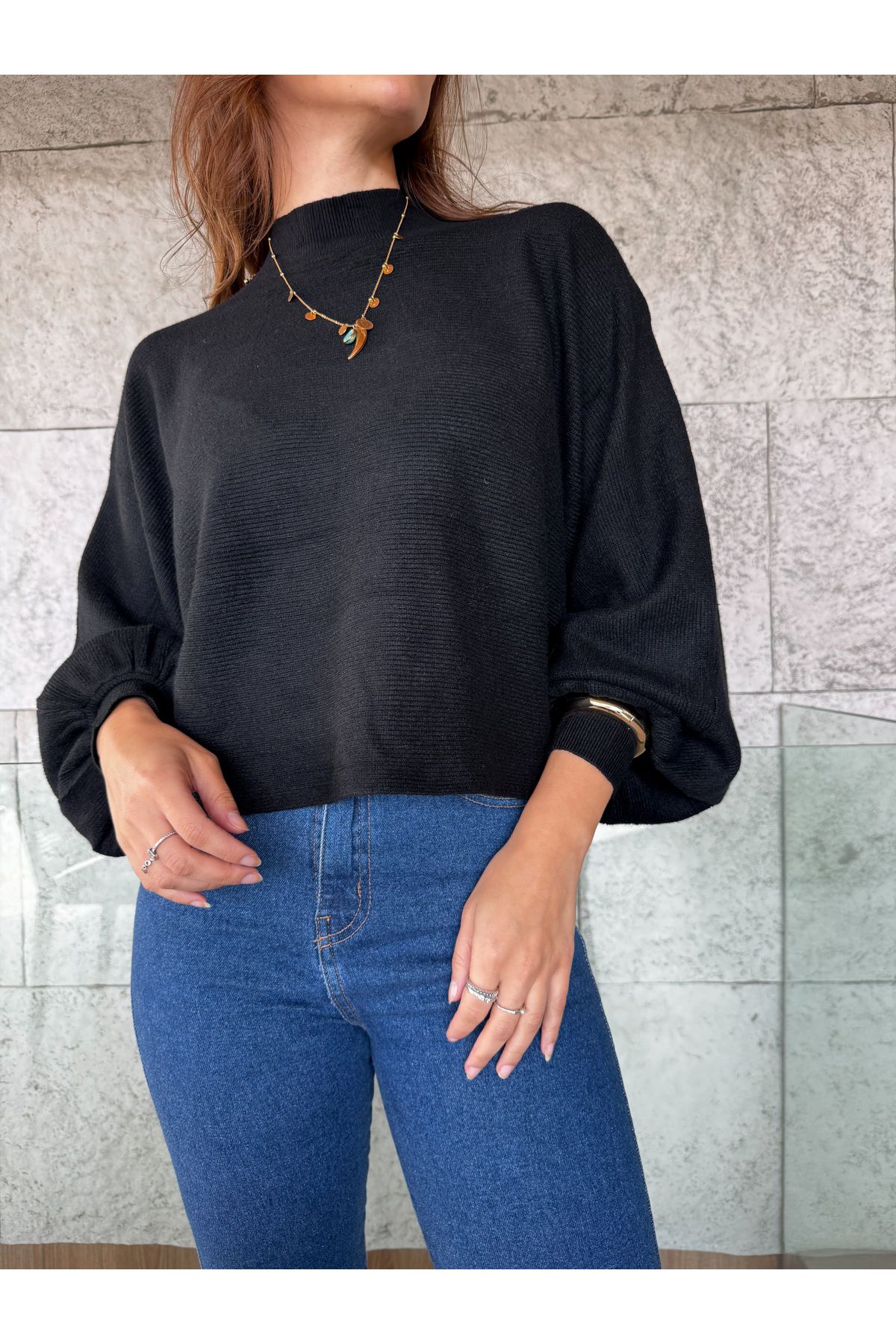 Blusa Mirna Tricot - Preto