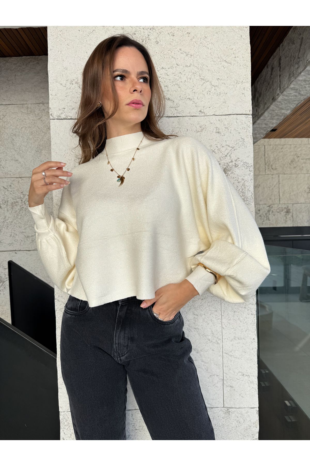 Blusa Mirna Tricot - Off White