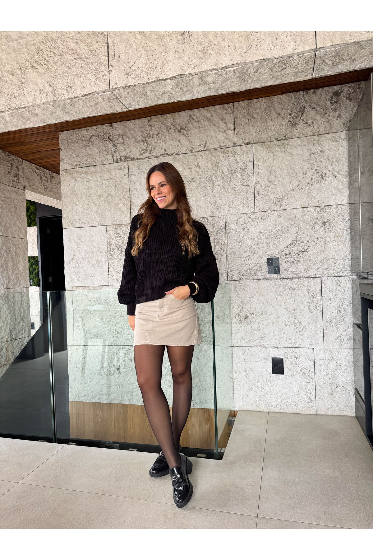 Blusa de Tricot Neiva - Preto 