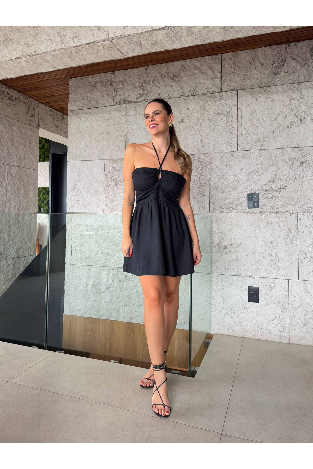 Vestido Carina - Preto