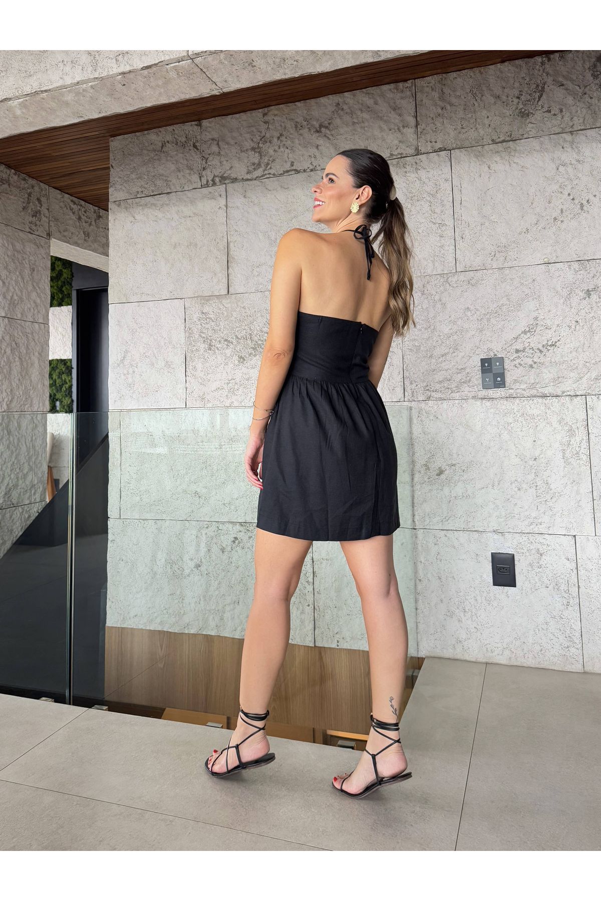 Vestido Carina - Preto