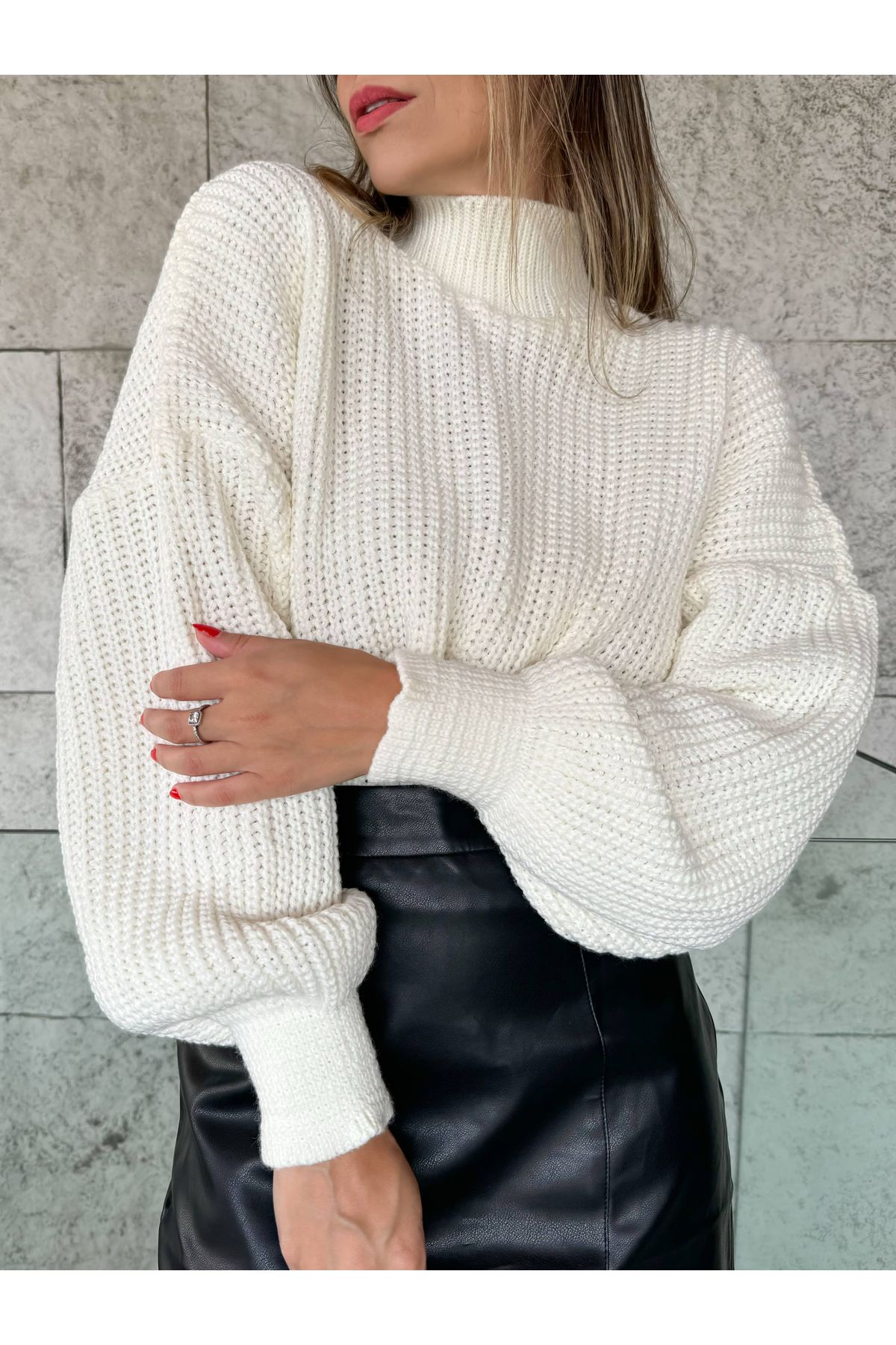 Blusa de Tricot Daniele - Off White