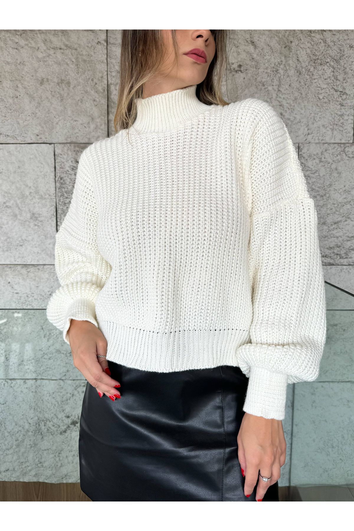 Blusa de Tricot Daniele - Off White