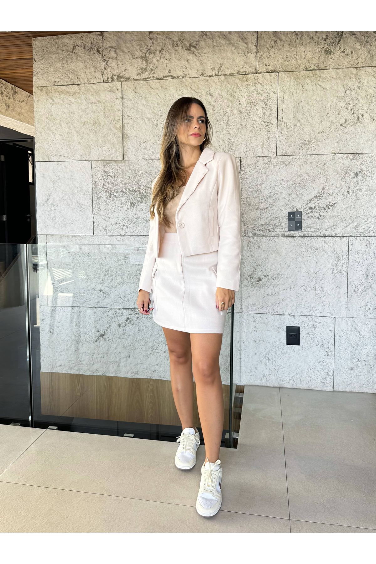 Casaco Lã Valentina - off white