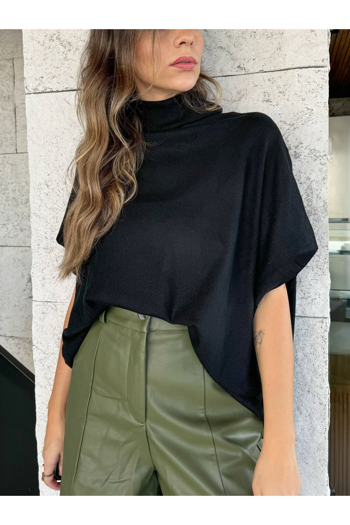 Blusa de Tricot Mariele - Preto