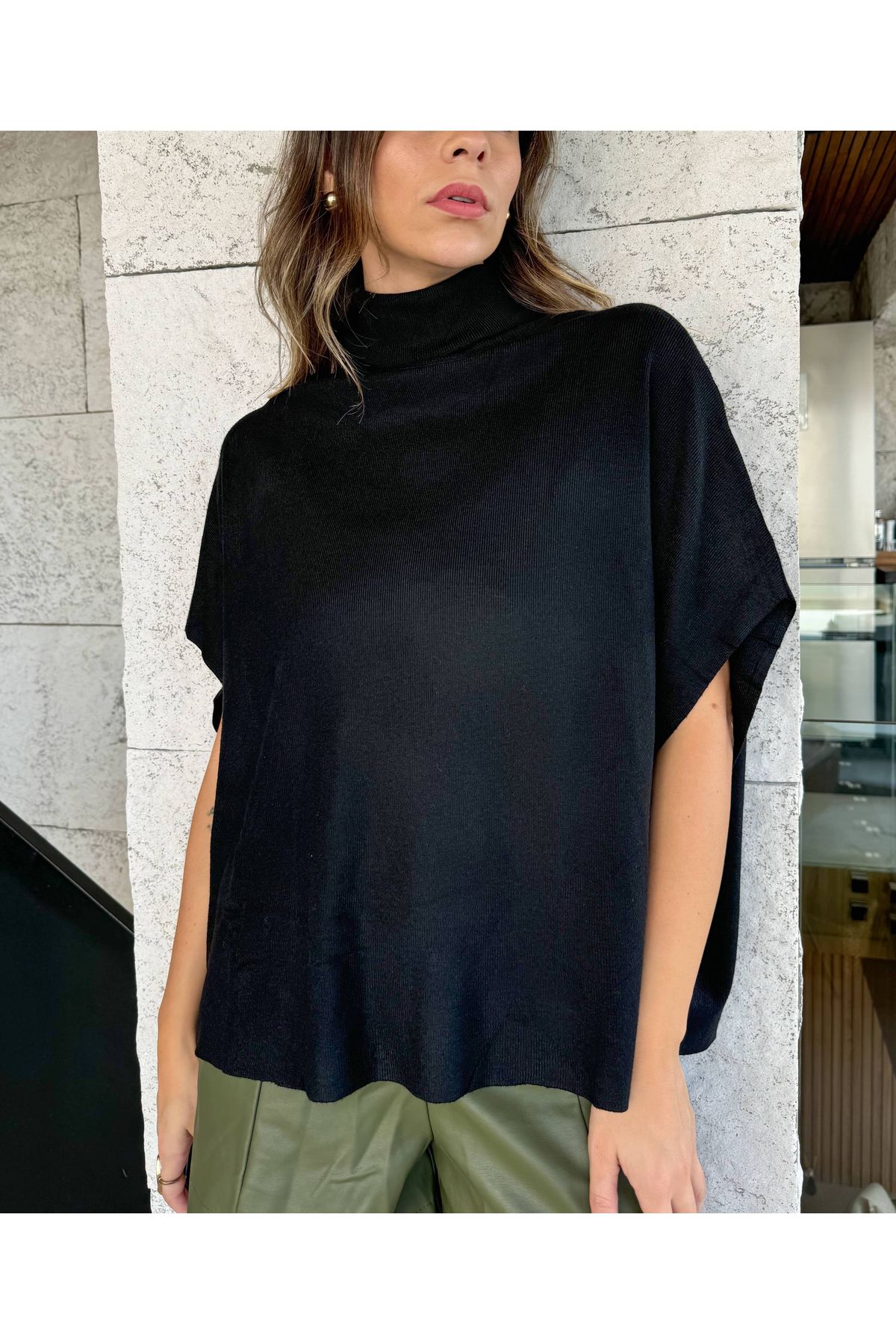 Blusa de Tricot Mariele - Preto