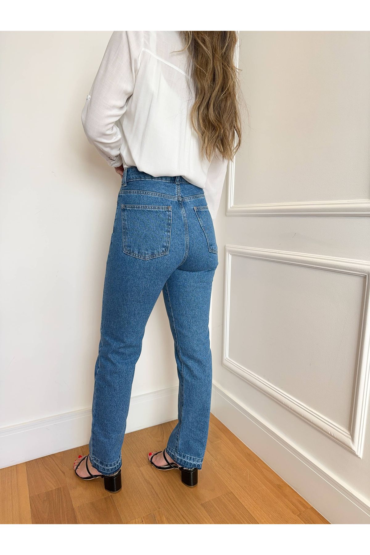 Calça Juliete Jeans reta - lavagem media 