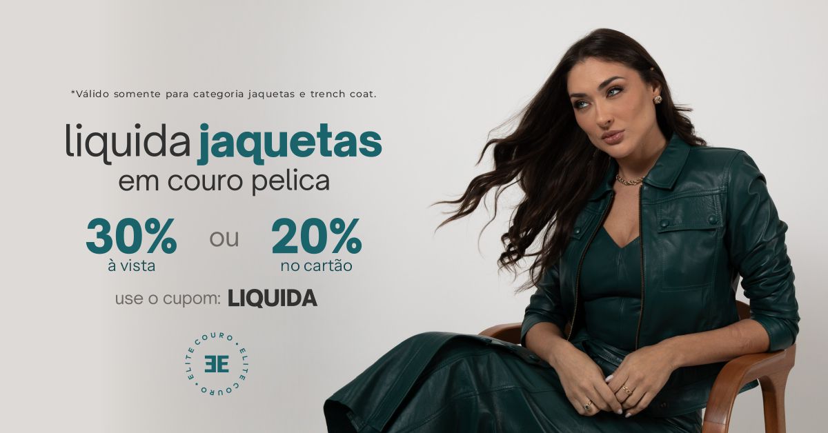 JAQUETAS - 30% OFF NO CUPOM