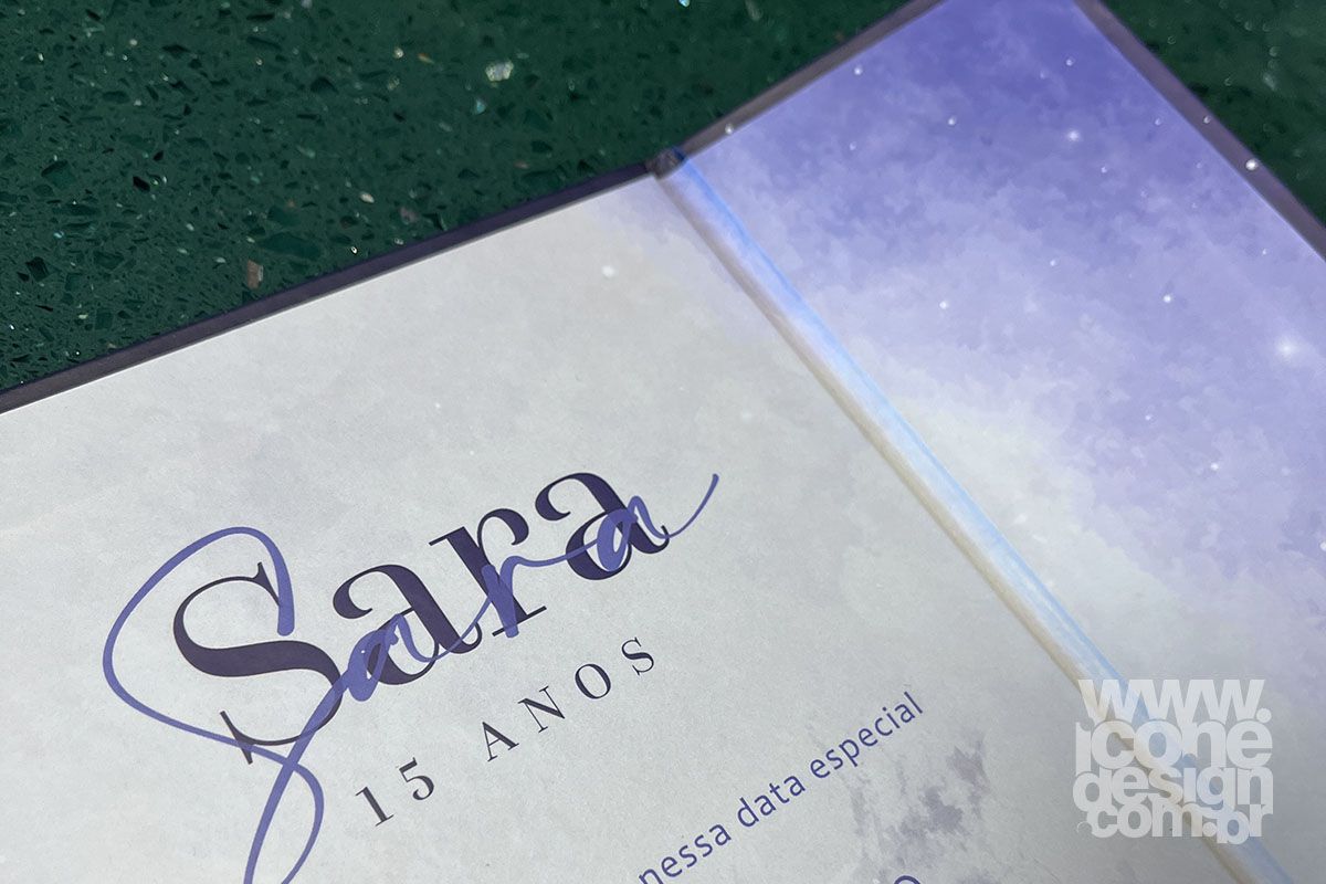 Convite 15 anos - Sara