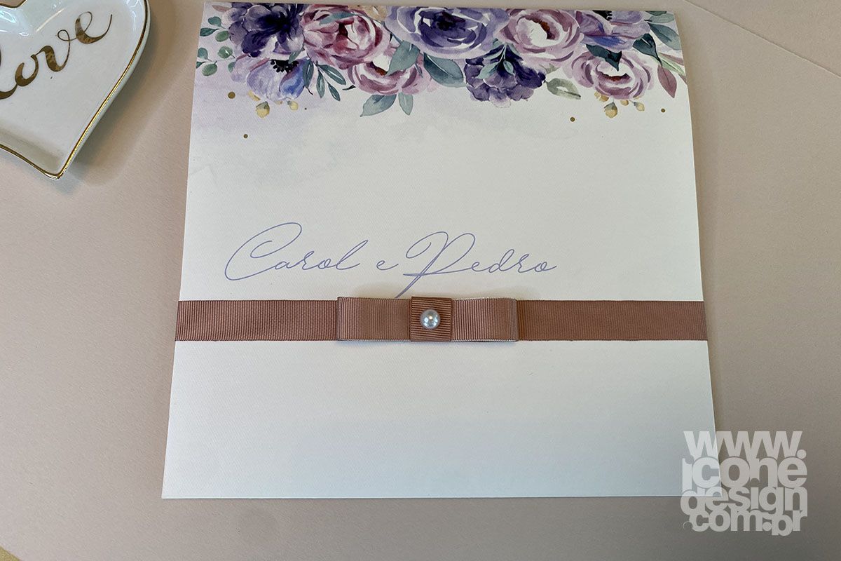 Convite de Casamento Moscou C&P